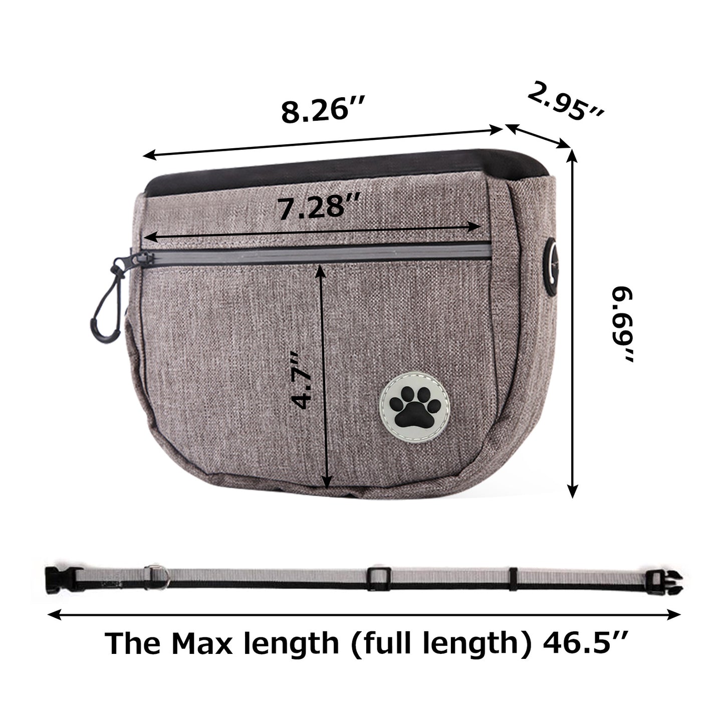 Dog Training Treat Bag – Fast Access, No Mess