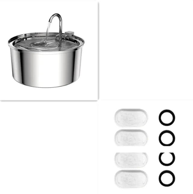 Furtaztic Flow™ Stainless Steel Dog Fountain