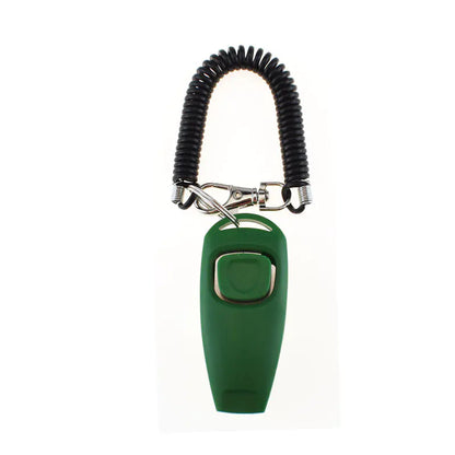 2-in-1 Dog Clicker & Whistle for Obedience & Recall Training