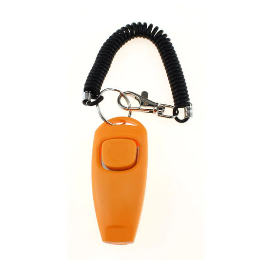 2-in-1 Dog Clicker & Whistle for Obedience & Recall Training